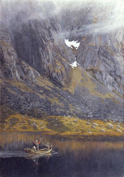 Theodor Kittelsen Ekko oil painting image